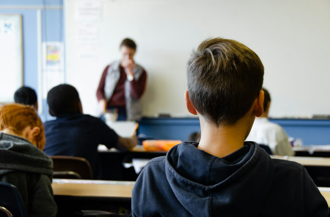adult student in classroom