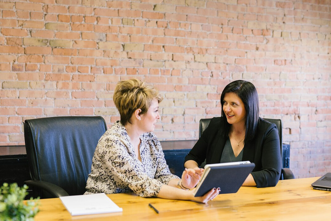 two people in negotiation